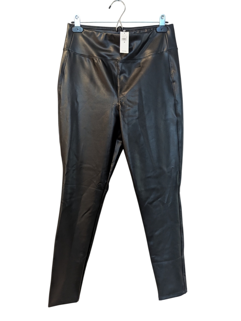 GAP Black Faux Leather Pants Medium